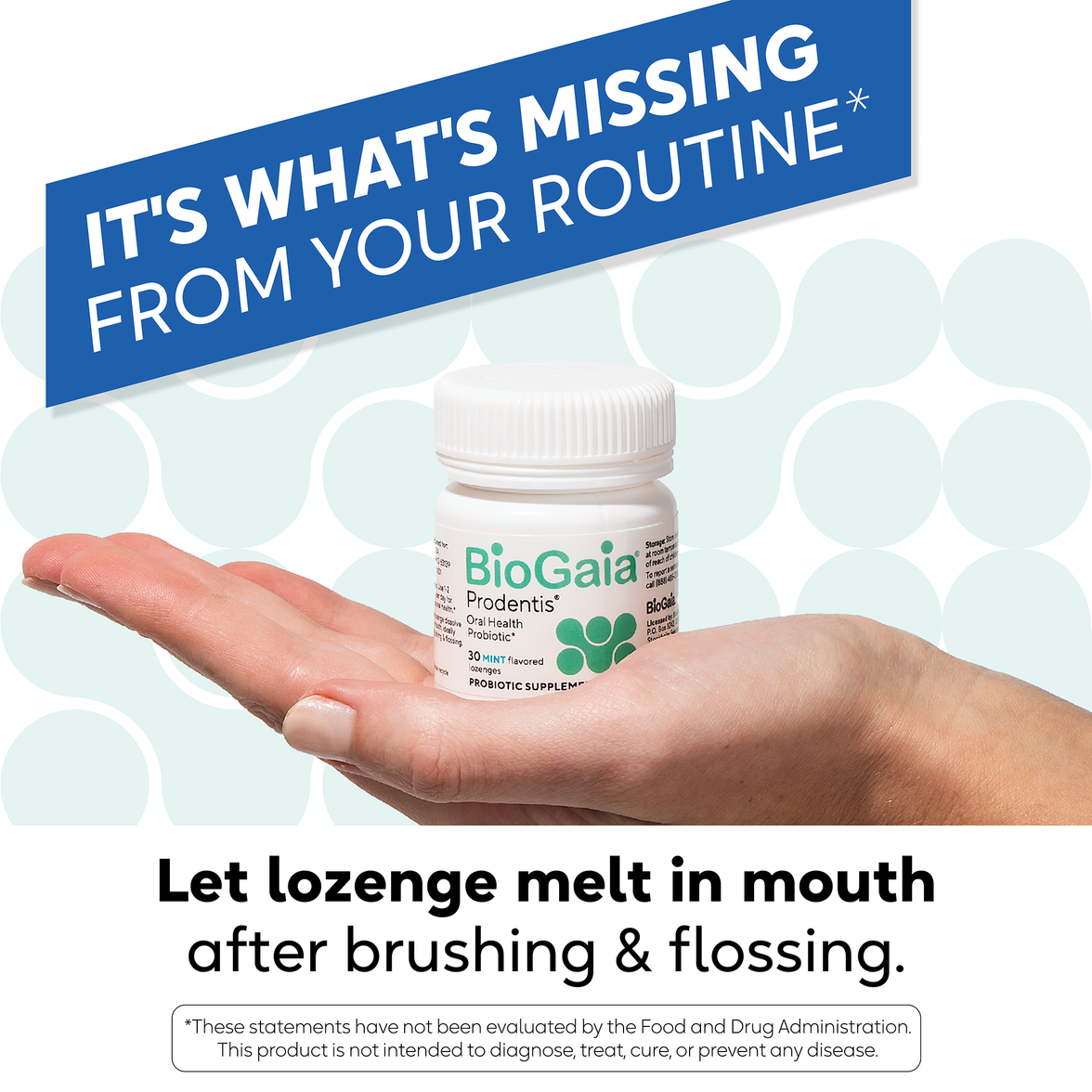 BioGaia Prodentis Mint Lozenges