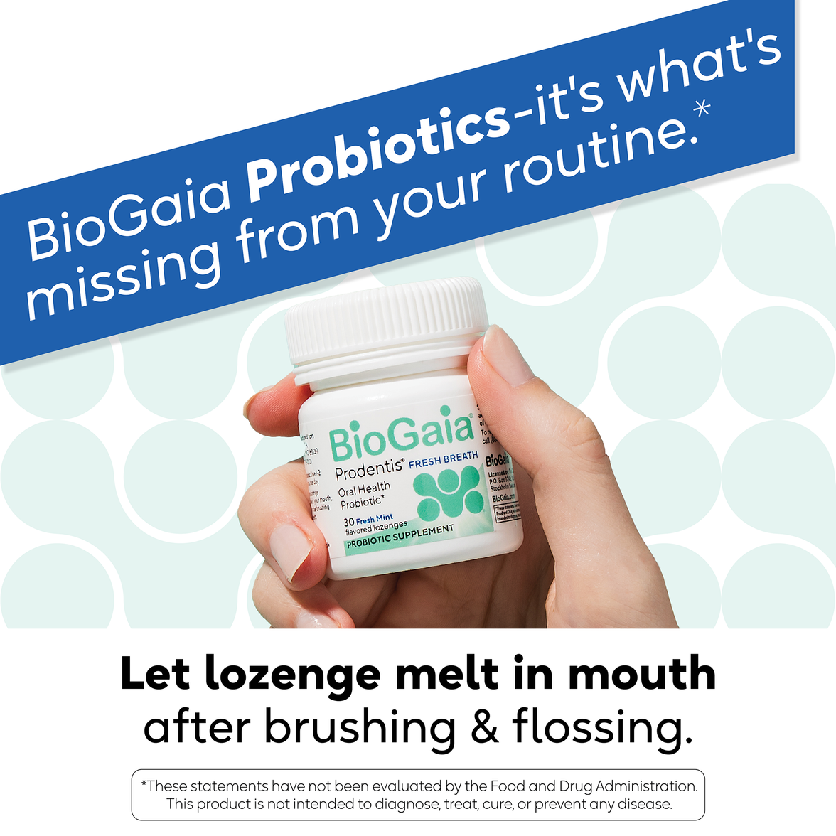 BioGaia Prodentis Fresh Breath + Zinc