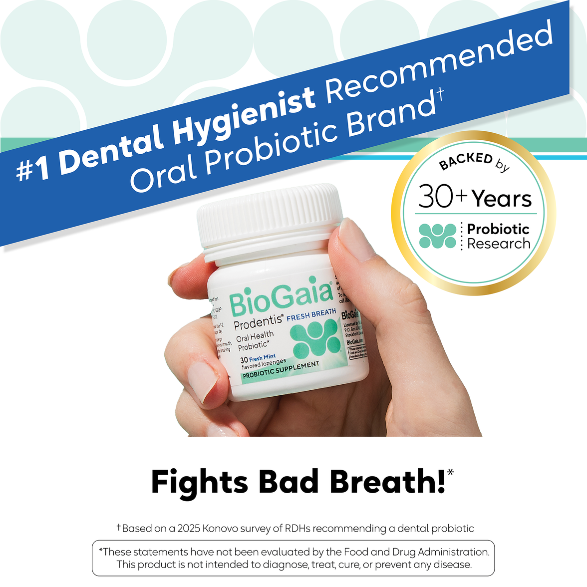 BioGaia Prodentis Fresh Breath + Zinc