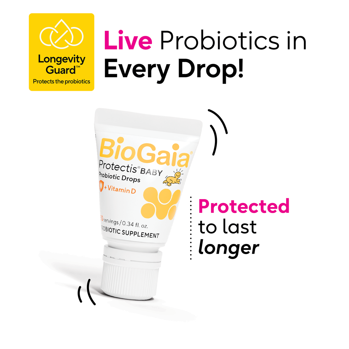 BioGaia Protectis Probiotics Drops with Vitamin D3