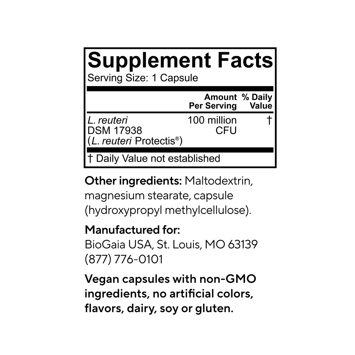 BioGaia Protectis MUM capsules